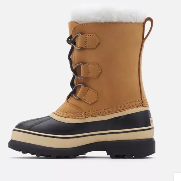 Sorel® Caribou™ YOUTH Suede Lace up Boots Warm winter boots - Picture 7 of 17